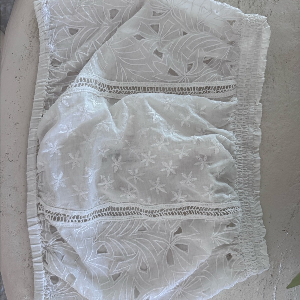 Ramy Brook White Lace Camisole